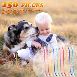 Nuenen 150 Pcs Dog Toothbrush Dual Headed Dental Brushes Puppy Tooth Brushing Kit Long Handle Dog Tooth Brush for Large and Small Dogs Cats Most Pets Teeth Cleaning Oral Care Supplies (Vibrant Color)