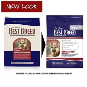 Best Breed Dr. Gary's German Dog Diet Made in USA [Natural Dry Dog Food]- 13lbs, Dark Brown