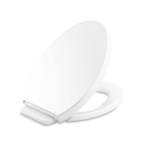 Kohler K4748-RL-0 Saile Elongated Closed-Front Toilet Seat with Soft Close and Quick Release White