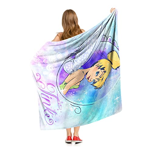 Northwest Fairies Silk Touch Throw Blanket, 50" x 60", Cosmic Tink