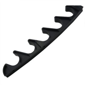 Adjustment Bracket CHENJIN 2PCS 6 Position Nylon Black Adjustment Brackets for Patio Outdoor Lawn Yard Furniture or Chaise Lounges, Back-Height Multi Position Adjuster