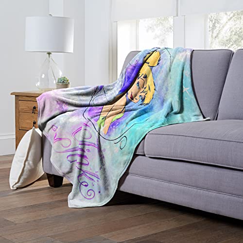 Northwest Fairies Silk Touch Throw Blanket, 50" x 60", Cosmic Tink