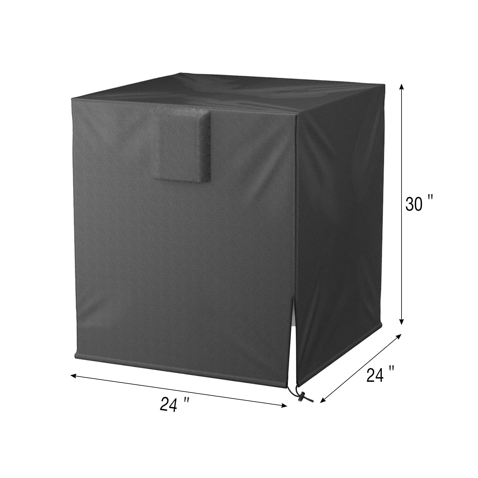 HOXHA Air Conditioner Cover for Outside Units, Durable AC Unit Cover Square Fits up to 24X24X30 Inch