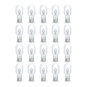 lumenivo xenon light bulb, 18w t5 12v wedge base, 20 pack, 2800k warm white, ideal for undercabinet lighting and malibu landscape lighting, 20,000 hours, clear