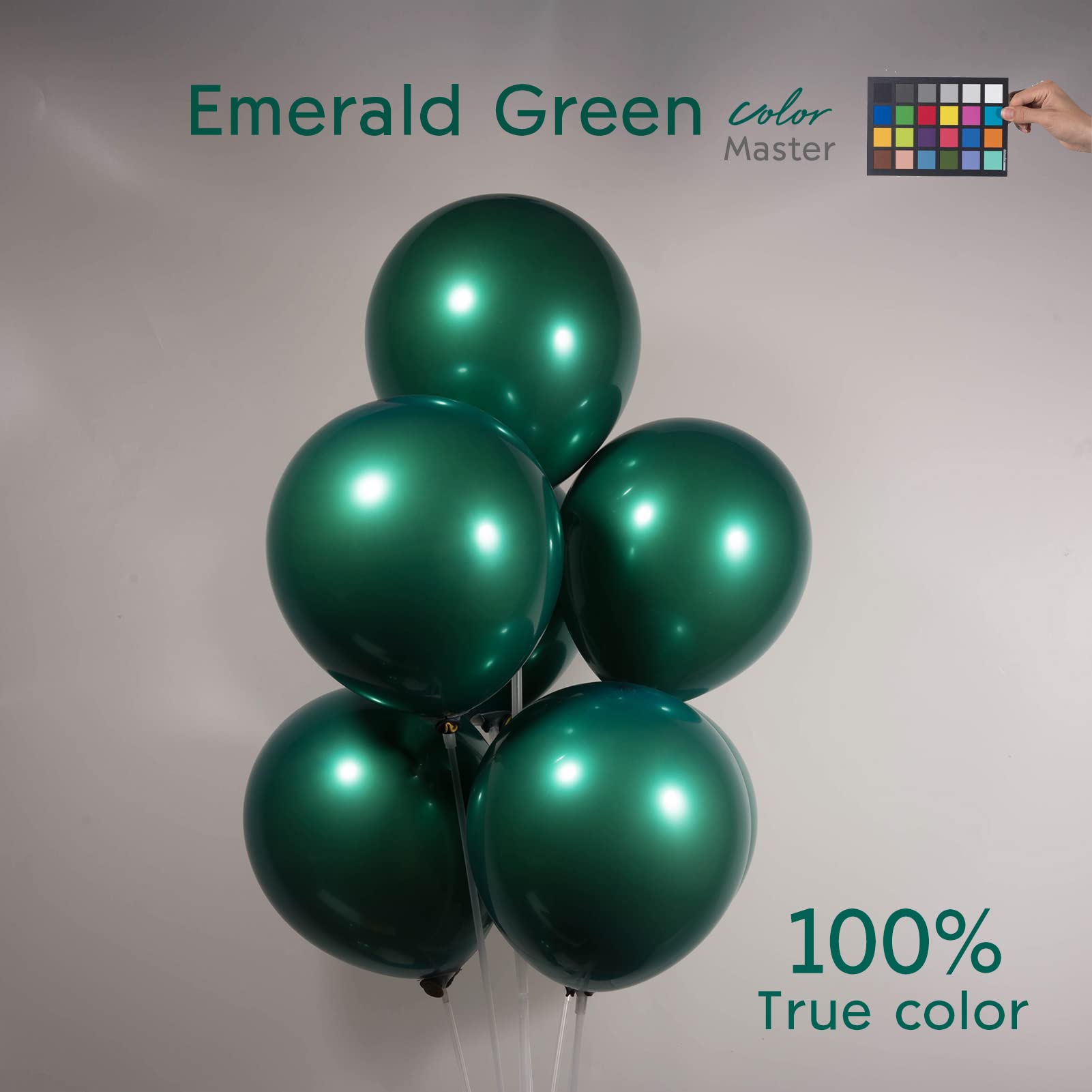 Double stuffed emerald Balloons Different sizes Customized 52 PACK 18+10+5 inch Dark Teal emerald green Balloon Garland kit For Wedding Birthday baby shower anniversary decorations