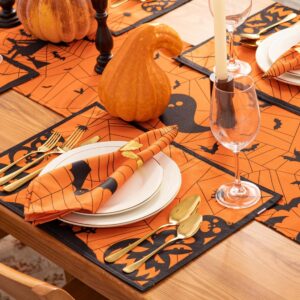 YiHomer Halloween Silhouettes Tabletop for Halloween Decorations, Dinner Parties and Scary Movie Nights, Horror Night, Tablecloth, 60 x 84 Rectangle