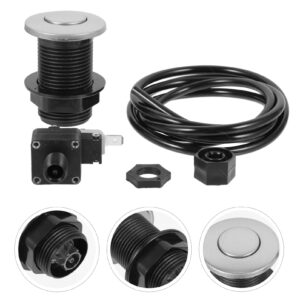 1 Set Pneumatic Switch Garbage Disposal Hose Disposal Button and Bathtub Air Bathtub Supplies Air for Garbage Disposals Garbage Disposal Air Food Air for Garbage Disposal