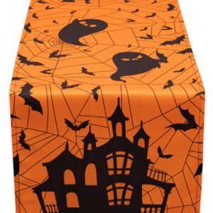 YiHomer Halloween Silhouettes Tabletop for Halloween Decorations, Dinner Parties and Scary Movie Nights, Horror Night, Tablecloth, 60 x 84 Rectangle