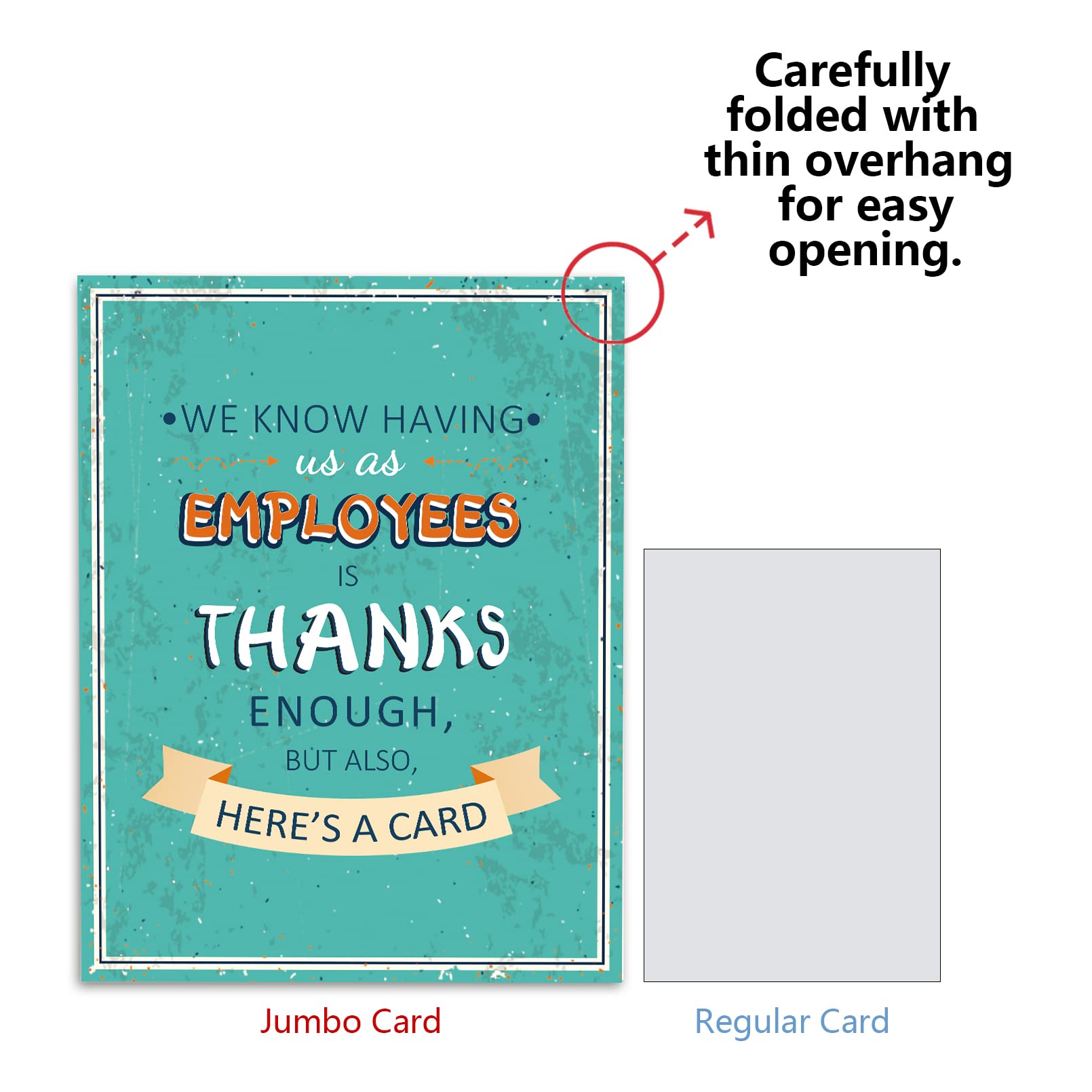 Jumbo Funny Boss's Day Card, Big Greeting Card for Boss, Hilarious Boss Birthday Card from Employee