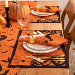 YiHomer Halloween Silhouettes Tabletop for Halloween Decorations, Dinner Parties and Scary Movie Nights, Horror Night, Tablecloth, 60 x 84 Rectangle