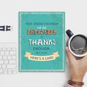 Jumbo Funny Boss's Day Card, Big Greeting Card for Boss, Hilarious Boss Birthday Card from Employee