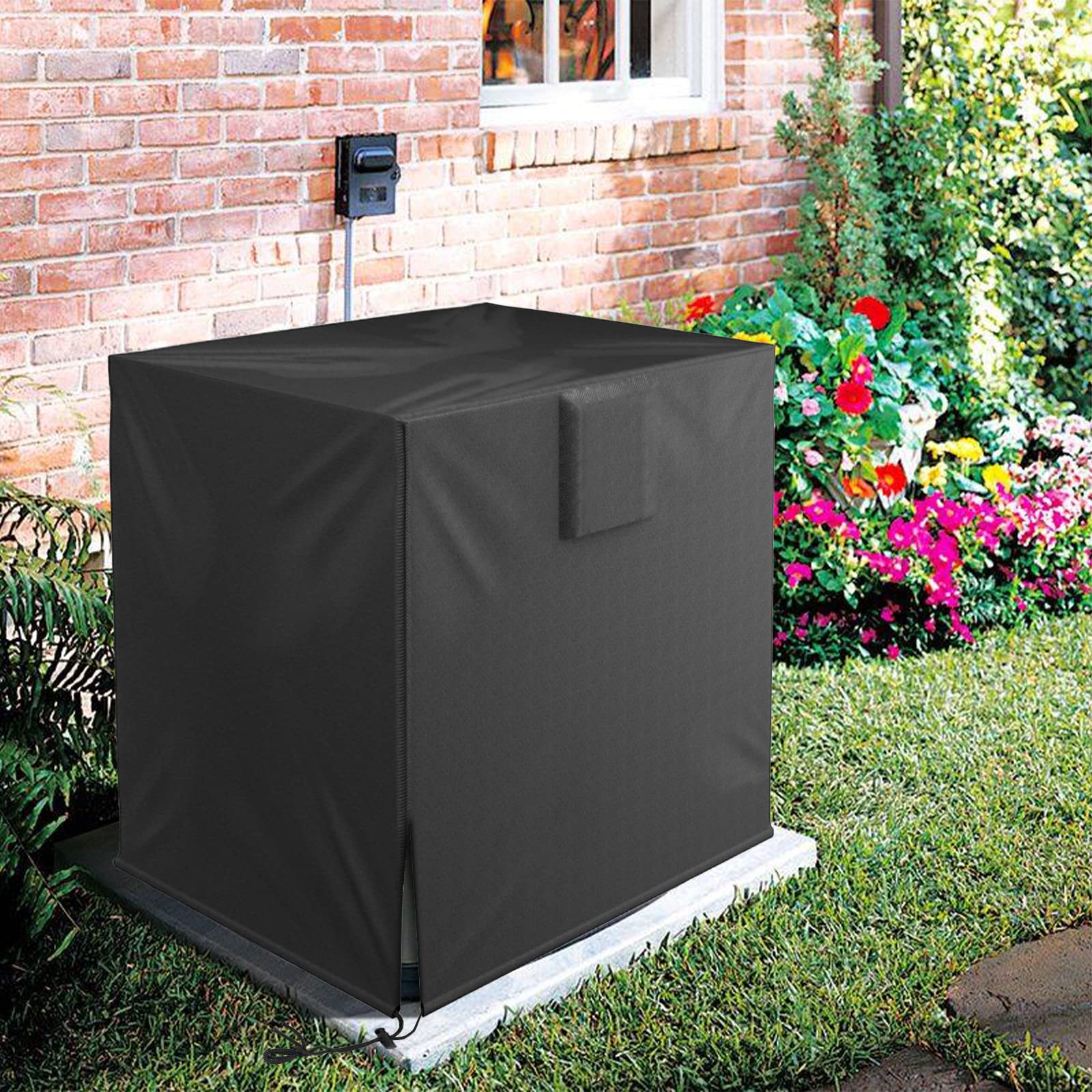 HOXHA Air Conditioner Cover for Outside Units, Durable AC Unit Cover Square Fits up to 24X24X30 Inch