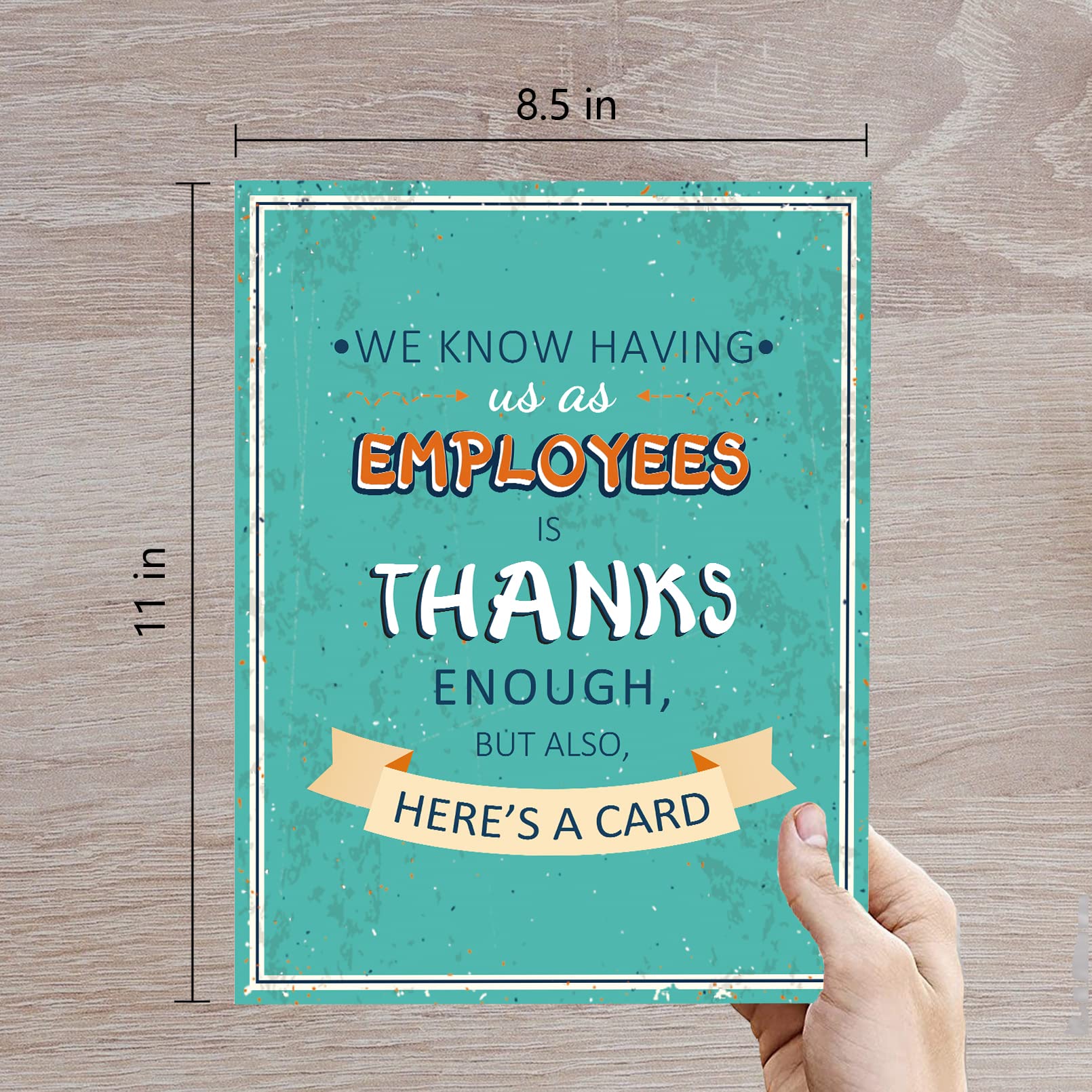 Jumbo Funny Boss's Day Card, Big Greeting Card for Boss, Hilarious Boss Birthday Card from Employee