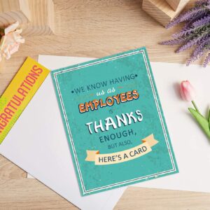 Jumbo Funny Boss's Day Card, Big Greeting Card for Boss, Hilarious Boss Birthday Card from Employee