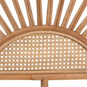 Baxton Studio Perenna Natural Rattan Standalone Headboard, Queen