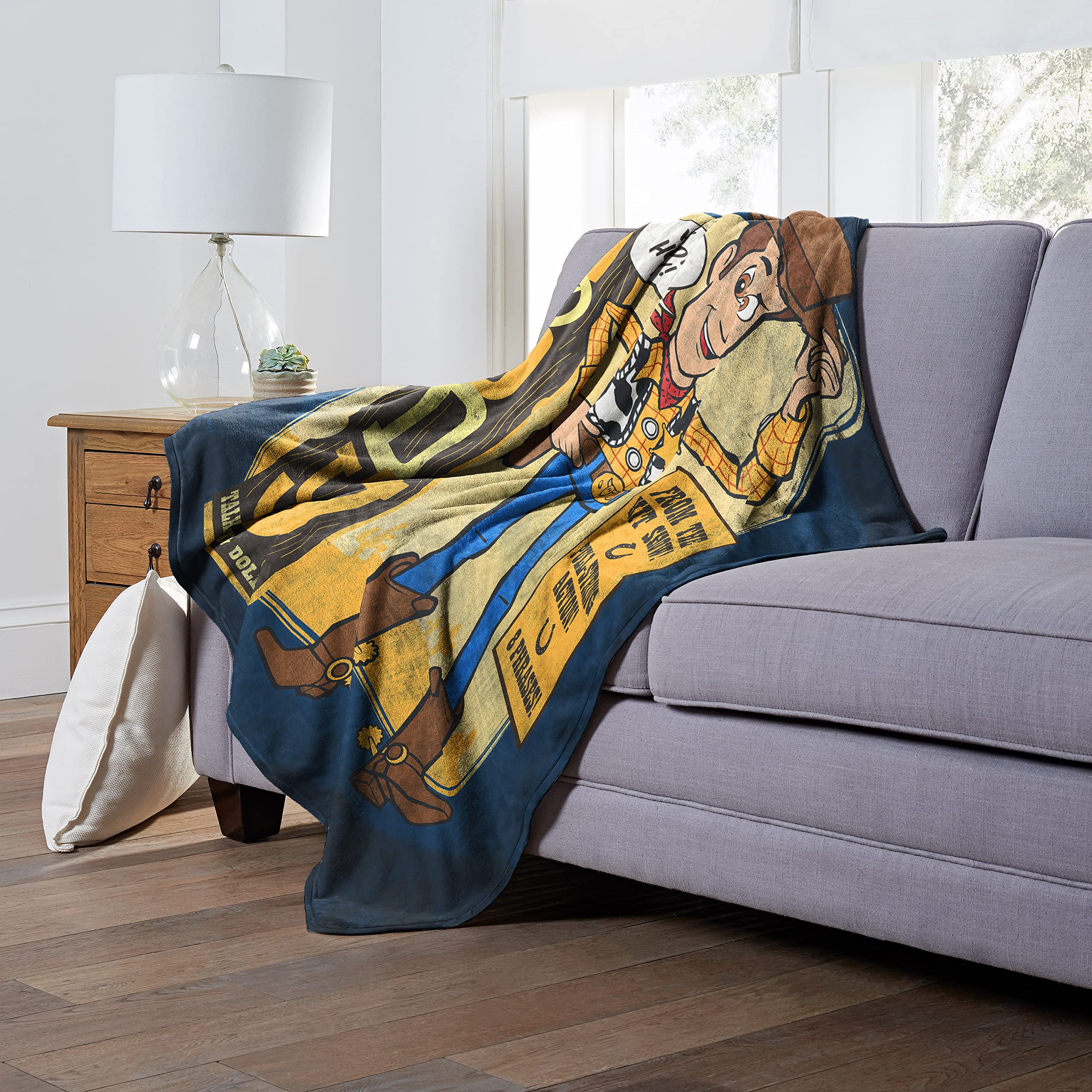 Northwest Toy Story Silk Touch Throw Blanket, 50" x 60", Western Woody