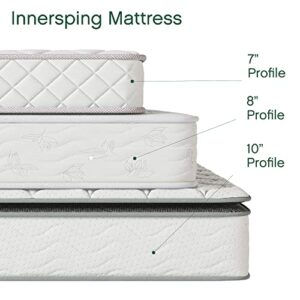 Classic Brands Decker 10-Inch Pillow Top Innerspring Mattress, Queen | Bed in a Box