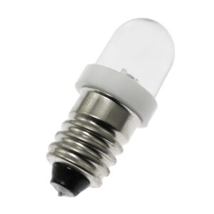 10PCS 0.2W 6V E10 Mini Led Bulb, Miniature Screw Base Light Bulbs LED Indicator for Home Experiment Circuit Electrical Test Accessories