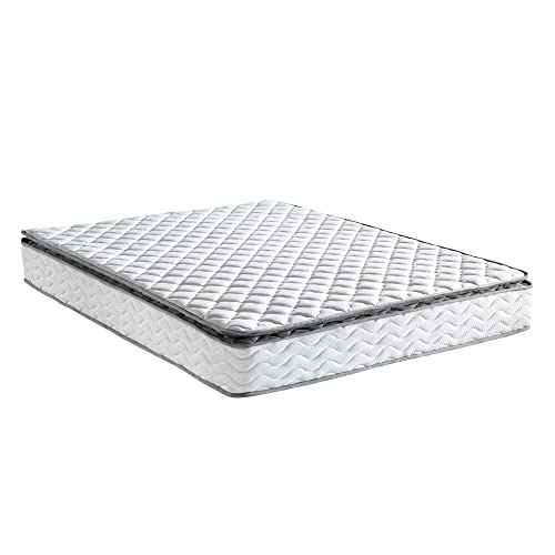 Classic Brands Decker 10-Inch Pillow Top Innerspring Mattress, Queen | Bed in a Box