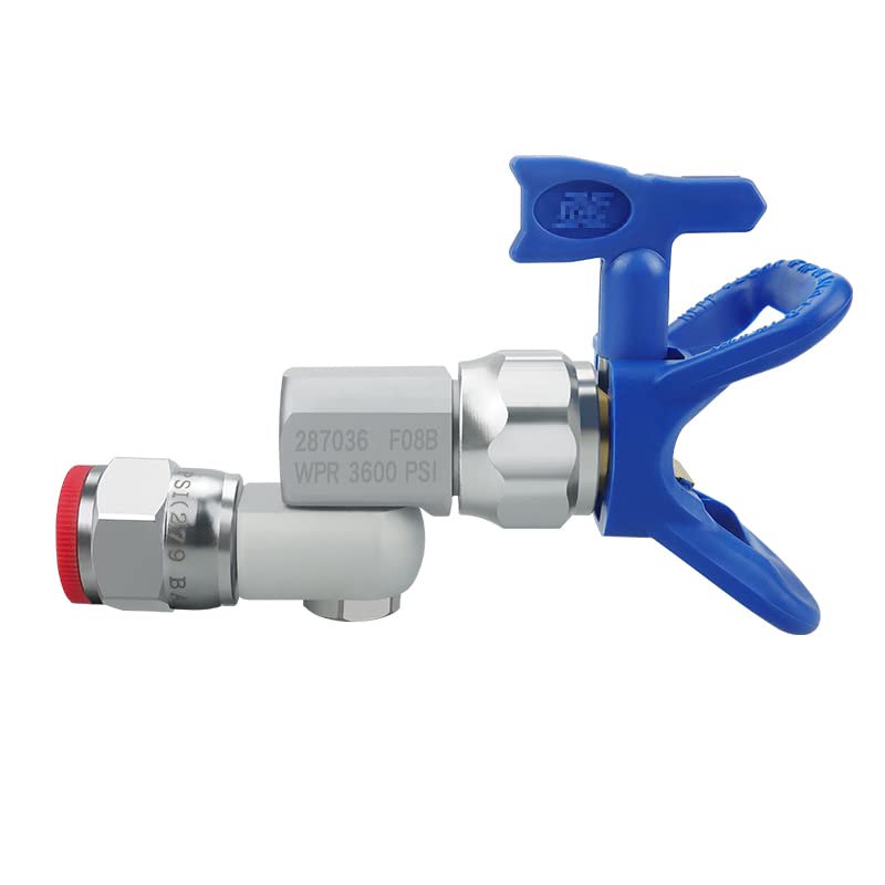 Airless Paint Spray Gun Swivel Joint Compatible with Graco 235486 7/8 Inch Thread 180 Degree Rotation