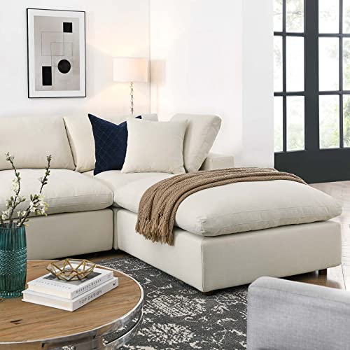 Modway Commix Down-Filled Overstuffed Upholstered 7-Piece Sectional Sofa