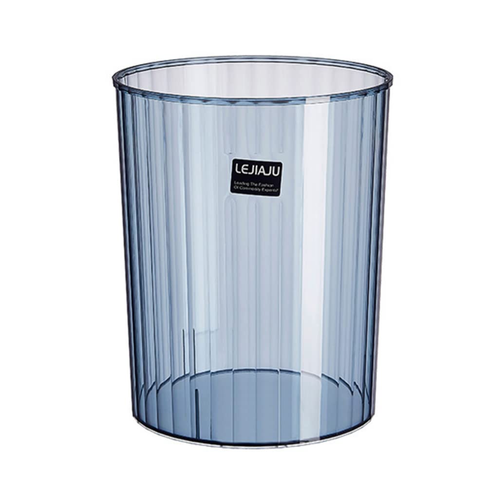 Operitacx Clear Compost Bin Clear Trash Can Plastic Waste Basket Garbage Paper Waste Container Bin Small Trash Bucket for Home Office Bathroom Bedroom Small Wastebasket Clear Container