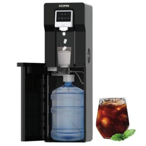 soopyk 2 in 1 water cooler dispenser with ice maker bottom load 18 lbs in 24 hrs for home office(without hot water)