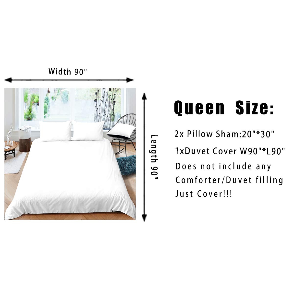 Feelyou Couple Lover Duvet Cover Adults Valentine Day Bedding Set for Adults Ultra Soft Romantic Comforter Cover Set Simple Modern Bedspread Cover Room Decor Queen Size Bedclothes Zipper