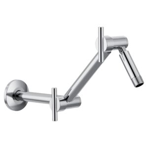 moen s116 acc-premium 16 in. pivoting adjustable shower arm, chrome