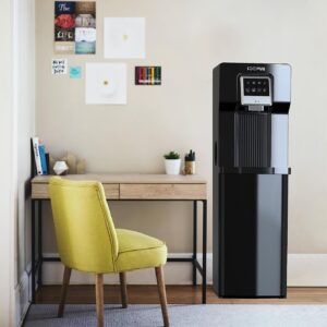 SOOPYK 2 in 1 Water Cooler Dispenser with Ice Maker Bottom Load 18 lbs in 24 hrs for Home Office(Without HOT Water)