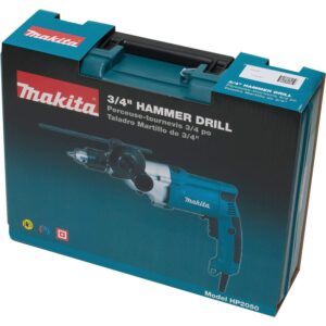 Makita HP2050-R 6.6 Amp 3/4 in. Hammer Drill with Case (Renewed)