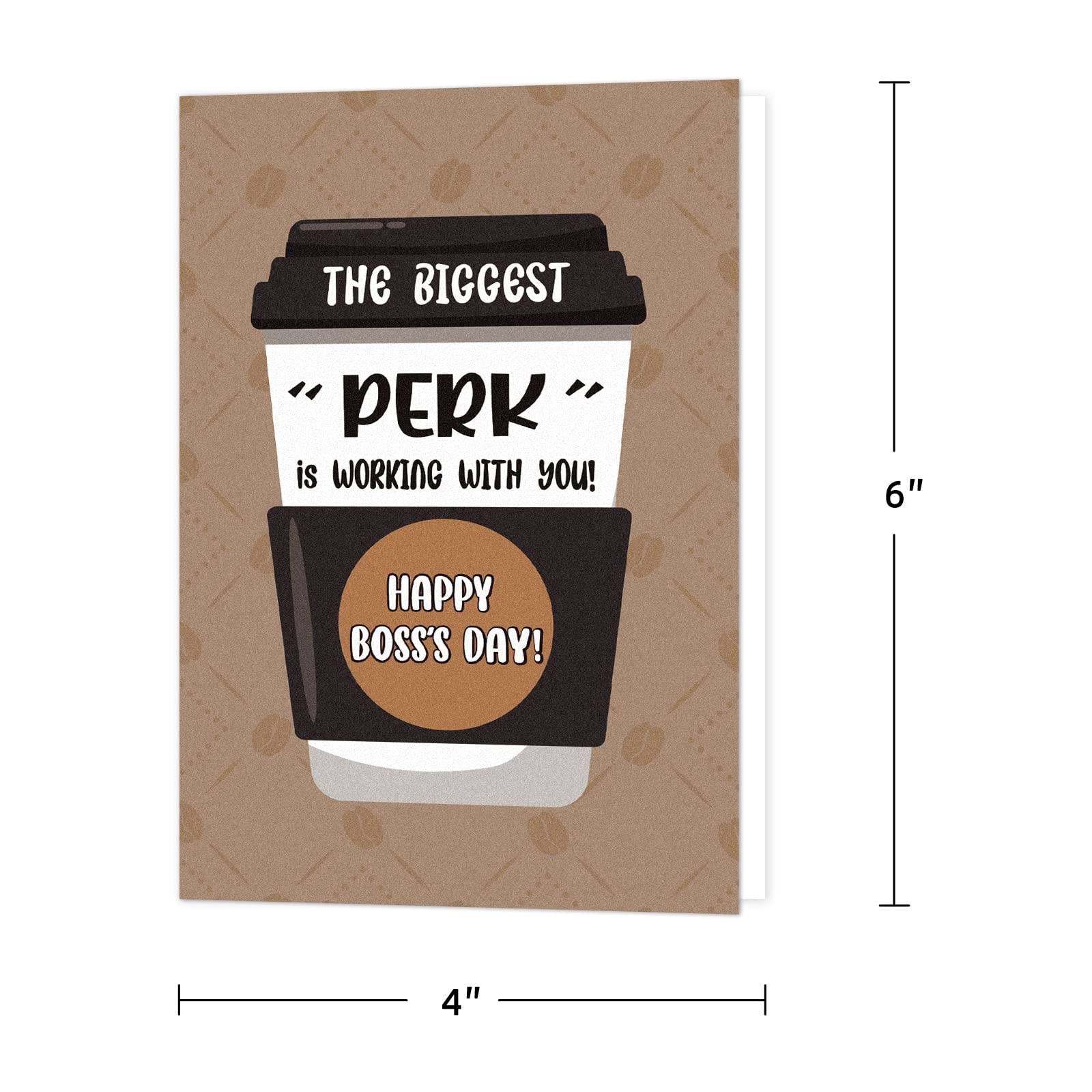 FLYAB Funny Boss Day Card for Boss Women Men 4"x6" Bosses Day Gifts Card from Employee National Boss's Day Card with Envelope Happy Boss's Day Christmas Birthday Gifts for Male Female Boss Manager