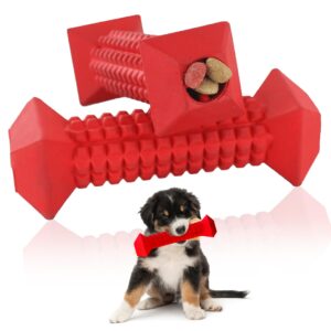 dog chew toys for aggressive chewers – tough chew toys for dogs with treat dispenser – indestructible rubber dog toy for teeth cleaning – chew bones for large dogs