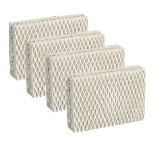 homfilbit hdc12 humidifier replacement wicks filter fit for air-care 4911 32-14911 essick hd13030 hd1303 hd14060 hd1406 hd13050 hd1305 hd1407 hd1409 ea1407 es12 humidifiers (4 pack)