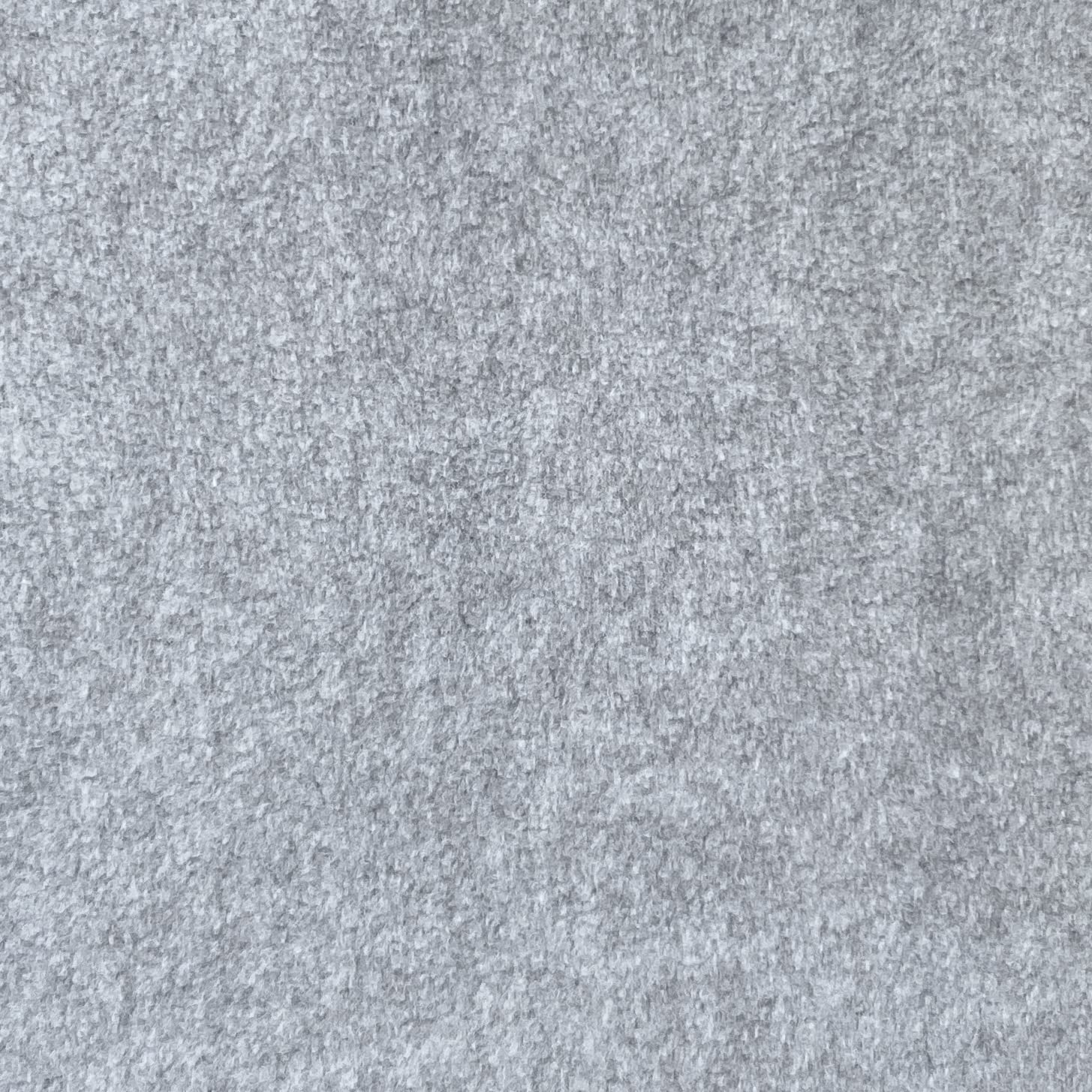 DAVID TEXTILES Solid Heather Gray (Heavy Weight, Spun) Anti-Pill Fleece Fabric by The Yard, 60 Inches