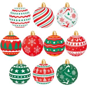 50 pcs christmas cutouts ornaments colorful christmas ball cardboard cut out hanging decorations for holiday christmas tree classroom home window decor