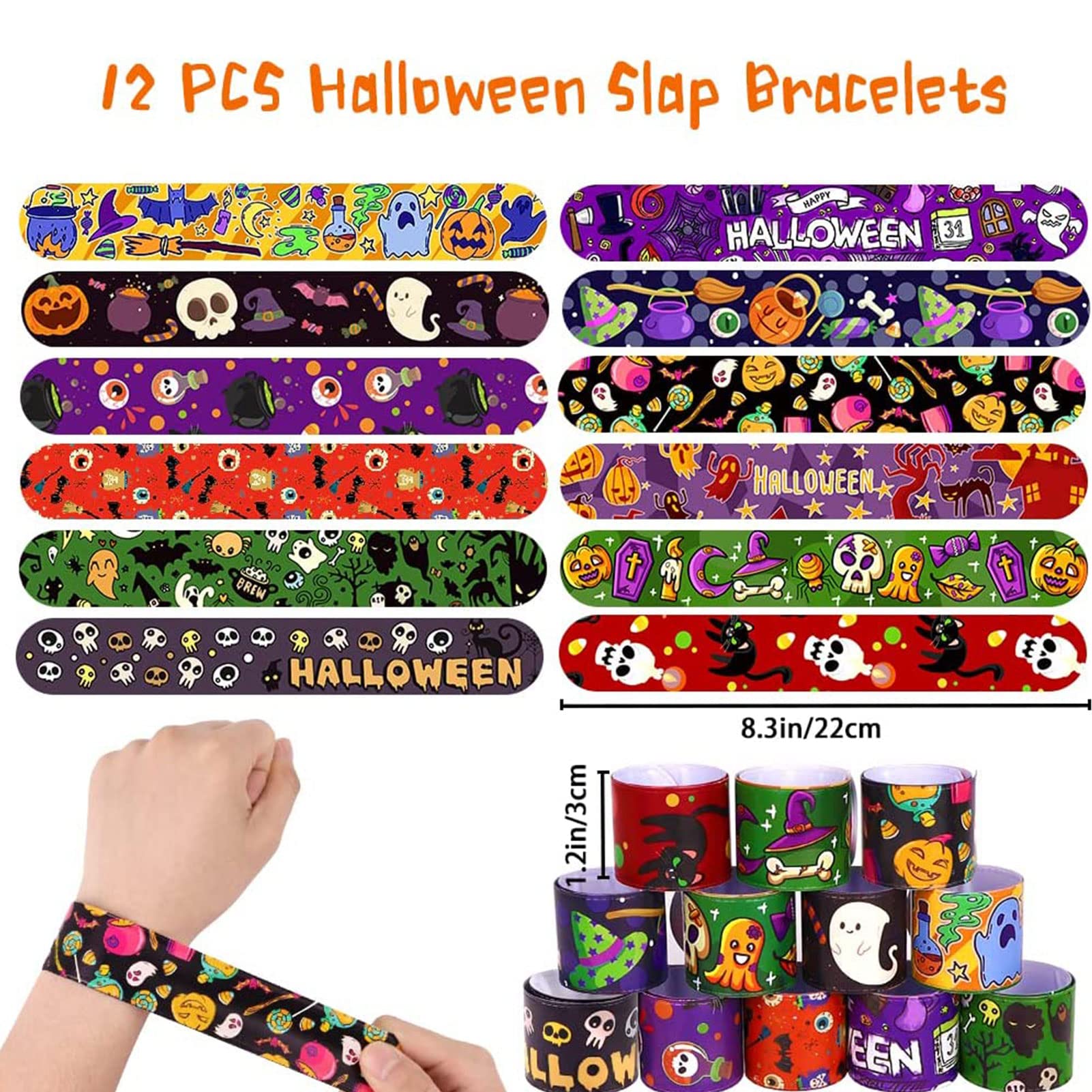 Premium Halloween Party Favors Toys for kids,Assortment Cute Halloween Themed Toys,Kids Trick or Treat Party Favors Supplies,Halloween Prizes,Carnival Prizes,Goody Bag Fillers,Treat Bag Stuffer