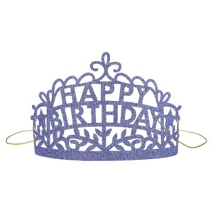 Meri Meri Happy Birthday Party Tiaras (Pack of 8)