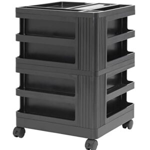 SD STUDIO DESIGNS Kubx Pro Mobile Rotating 4-Sided Storage Organizer with Multiple Compartments