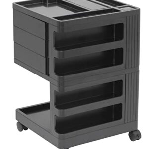 SD STUDIO DESIGNS Kubx Pro Mobile Rotating 4-Sided Storage Organizer with Multiple Compartments