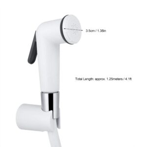 Handheld Bidet Sprayer, Portable Bidet Sprayer Set Bidet Sprayer Portable Women's Wash Sprayer Nozzle Holder Hose Kit for Bathroom Toilet White