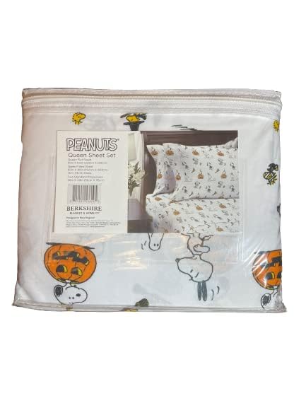 Peanuts Snoopy Halloween Sheet Set - Queen Size Set