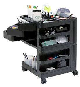 sd studio designs kubx pro mobile rotating 4-sided storage organizer with multiple compartments