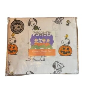 Peanuts Snoopy Halloween Sheet Set - Queen Size Set