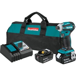 makita xdt19t 18v lxt® lithium-ion brushless cordless quick-shift mode™ 4-speed impact driver kit (5.0ah)