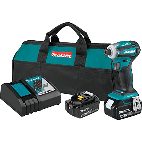 Makita XDT19T 18V LXT® Lithium-Ion Brushless Cordless Quick-Shift Mode™ 4-Speed Impact Driver Kit (5.0Ah)