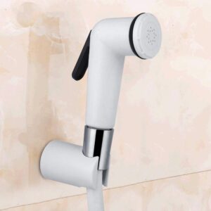 Handheld Bidet Sprayer, Portable Bidet Sprayer Set Bidet Sprayer Portable Women's Wash Sprayer Nozzle Holder Hose Kit for Bathroom Toilet White