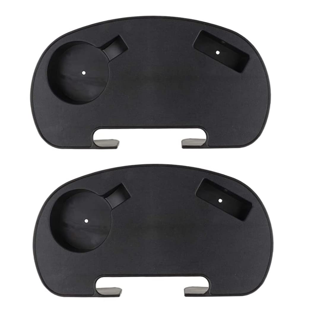 2pcs Universal Cup Holder for Zero Gravity Chair Utility Tray Clip On Chair Table with Mobile Device Slot and Snack Tray