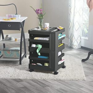 SD STUDIO DESIGNS Kubx Pro Mobile Rotating 4-Sided Storage Organizer with Multiple Compartments