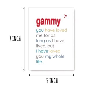 Gammy You Have Loved - Special Gammy's Day Card - Birthday Card For Gammy - Sentimental Card For Gammy - Meaningful Card For Gammy…